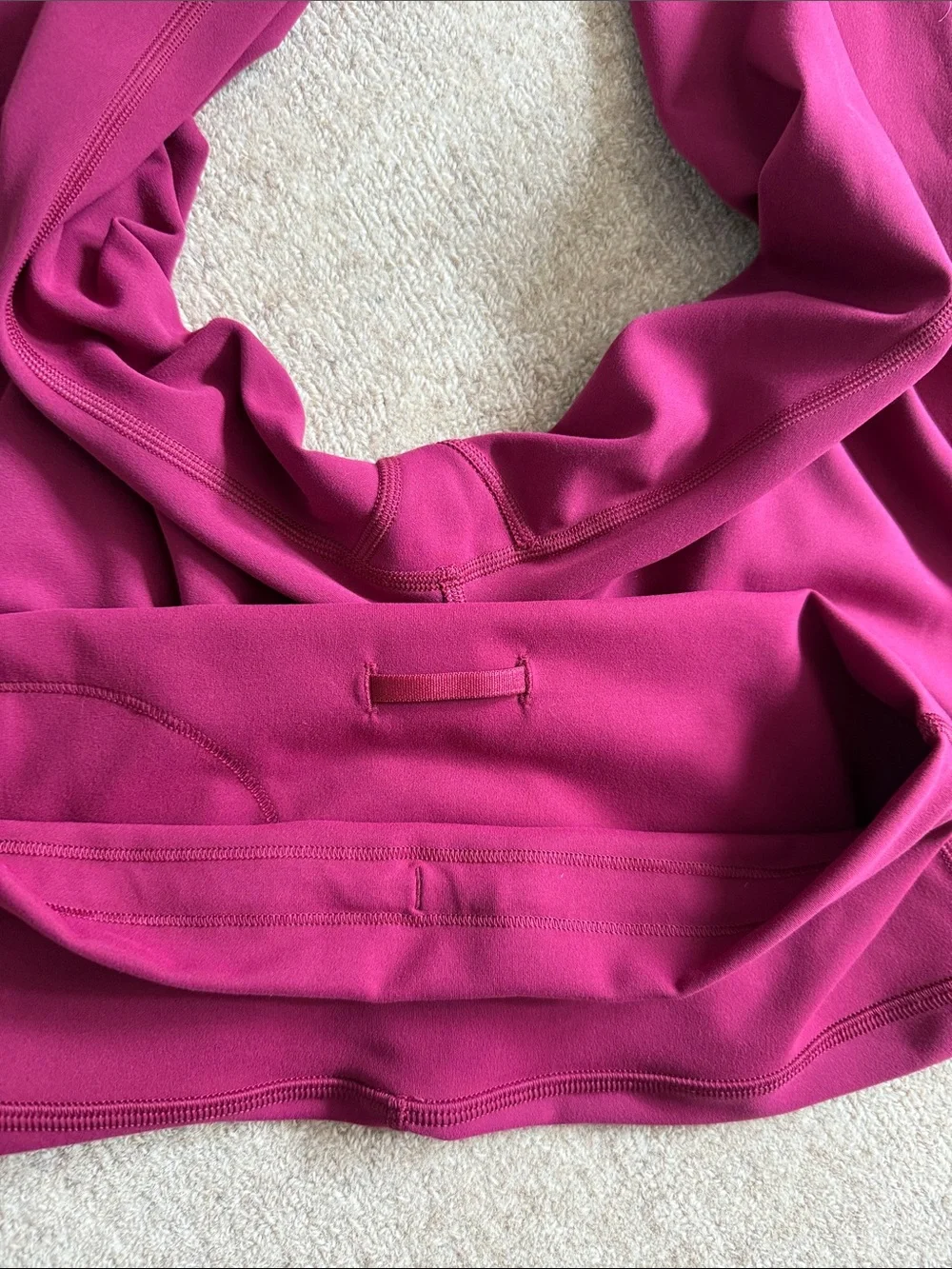 Lululemon Magenta High-Waist Leggings